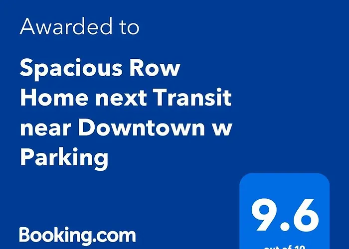 Spacious Row Next Transit Near Downtown W Parking Casa de férias
